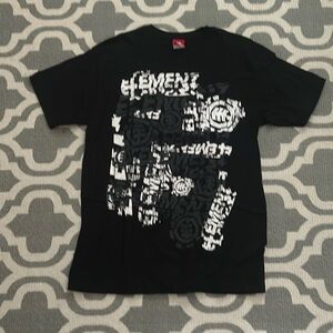 Large Black Element Skate Short Sleeve Tee shirt